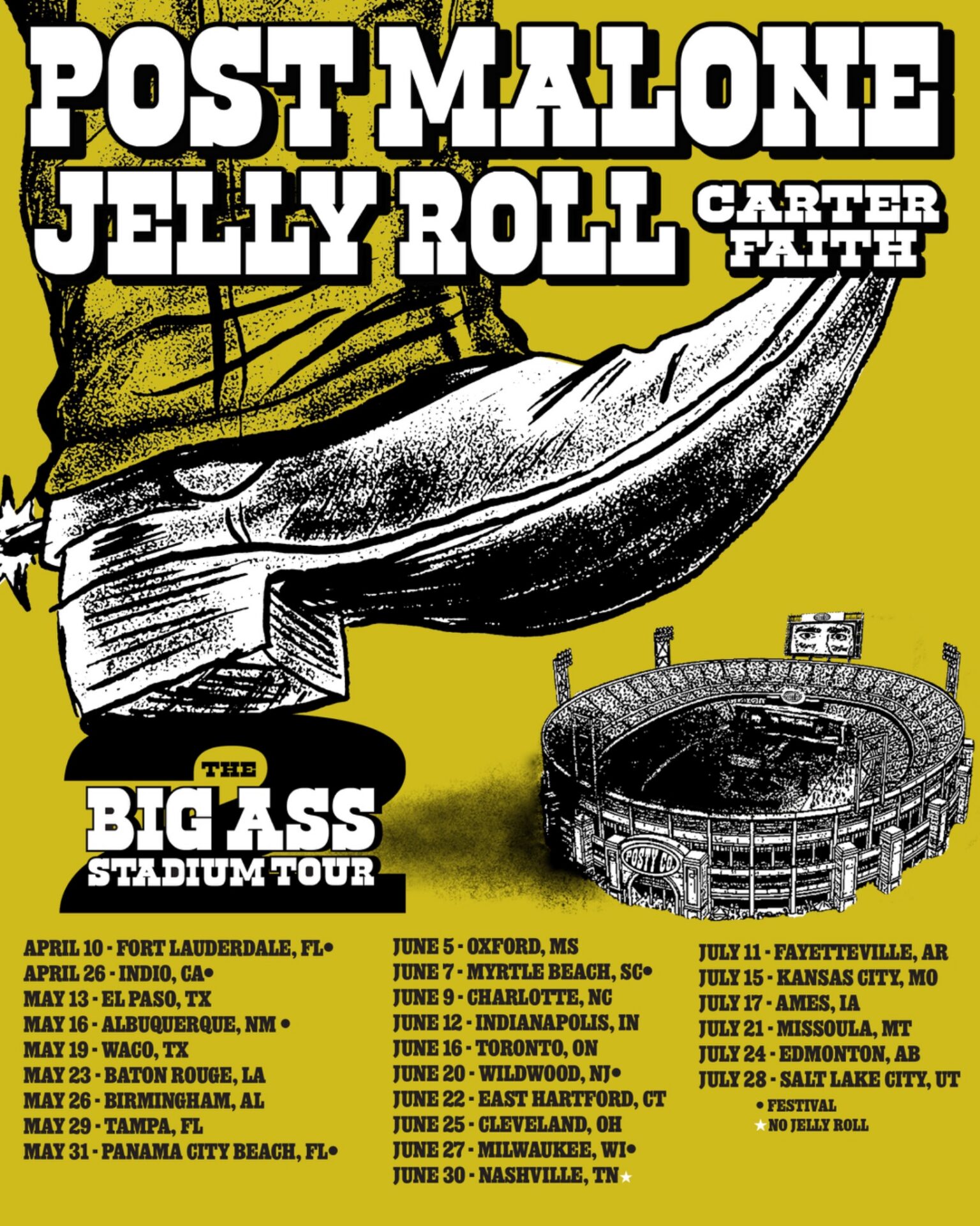 Post Malone - The BIG ASS Stadium Tour Part 2