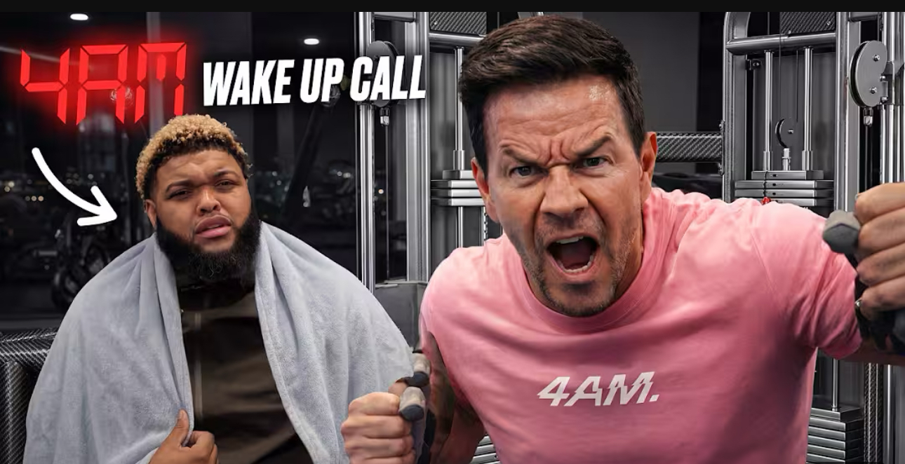 Druski and Mark Wahlberg Workout